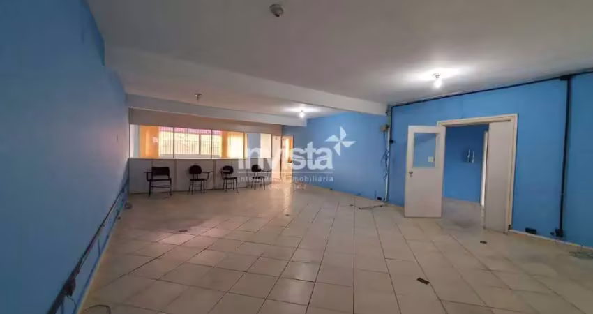 Conjunto comercial amplo e seguro no centro de santos - aluguel