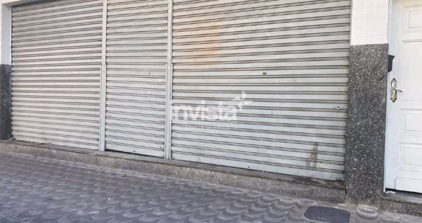 LOJA NO CENTRO DE SANTOS - Ponto Comercial .