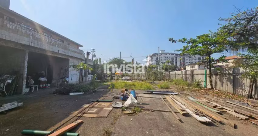 Terreno comercial para alugar no Boqueirão, Santos 