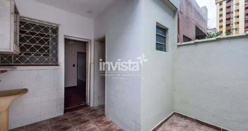 Casa com 2 quartos à venda no Embaré, Santos 