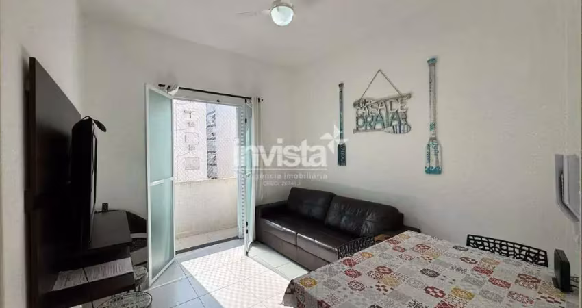 Apartamento com 1 quarto à venda no Embaré, Santos 