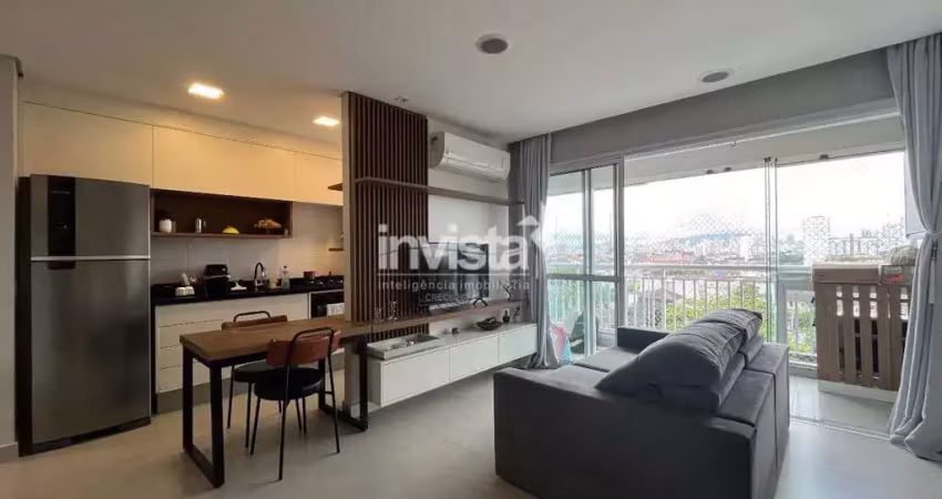 Apartamento com 1 quarto à venda na Vila Mathias, Santos 