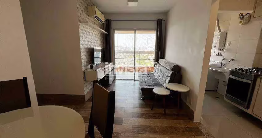 Apartamento com 1 quarto para alugar no Macuco, Santos 