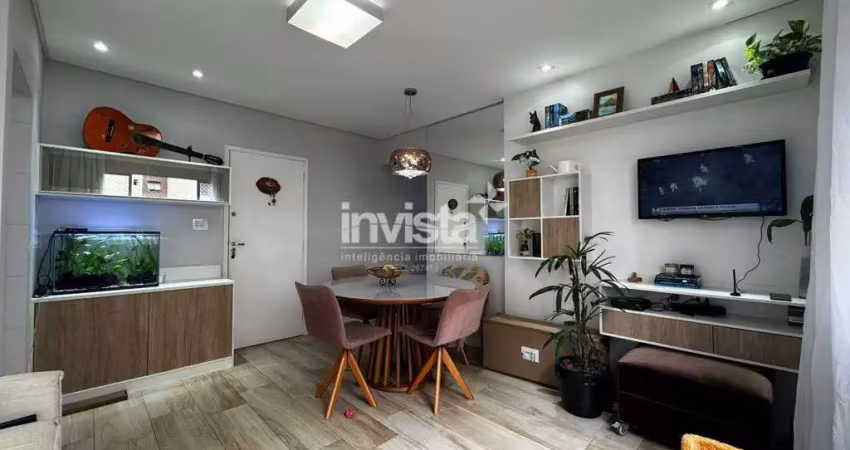 Apartamento com 2 quartos à venda no Encruzilhada, Santos 