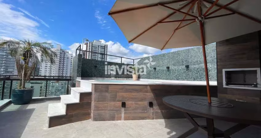 Cobertura com 2 quartos à venda no Pompéia, Santos 
