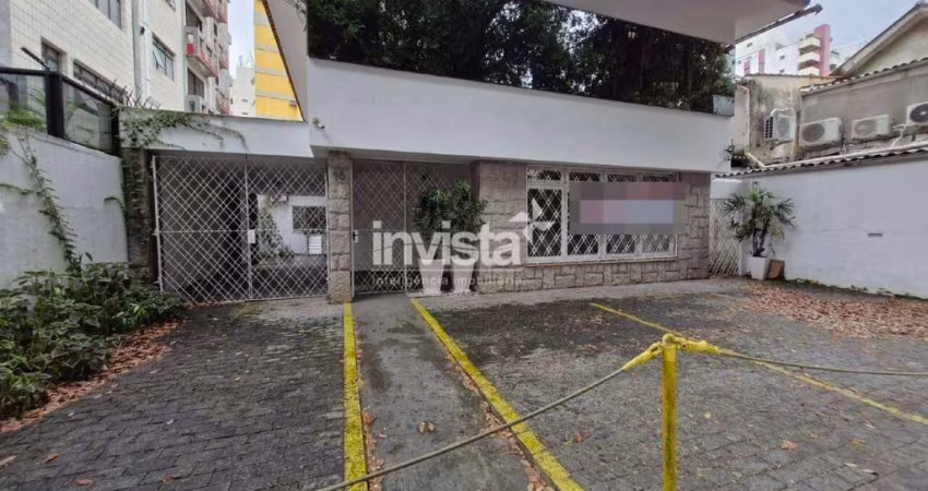 Imóvel comercial para locação no bairro Boqueirão em Santos.