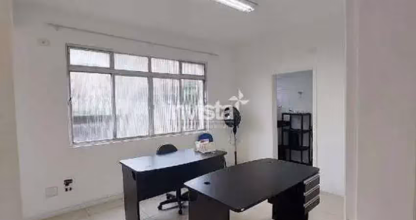 Sala comercial para alugar no Centro, Santos 