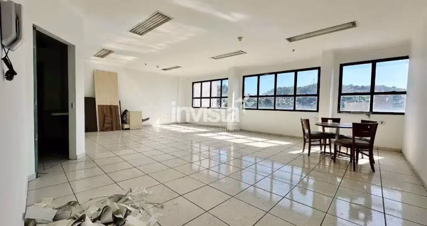 Sala comercial para alugar no Centro, Santos 