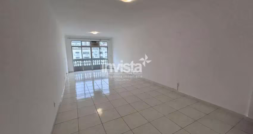 Apartamento com 3 quartos para alugar no Boqueirão, Santos 