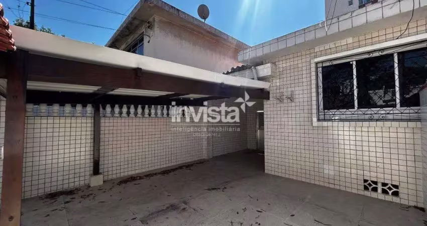 Casa com 2 quartos para alugar no Boqueirão, Santos 