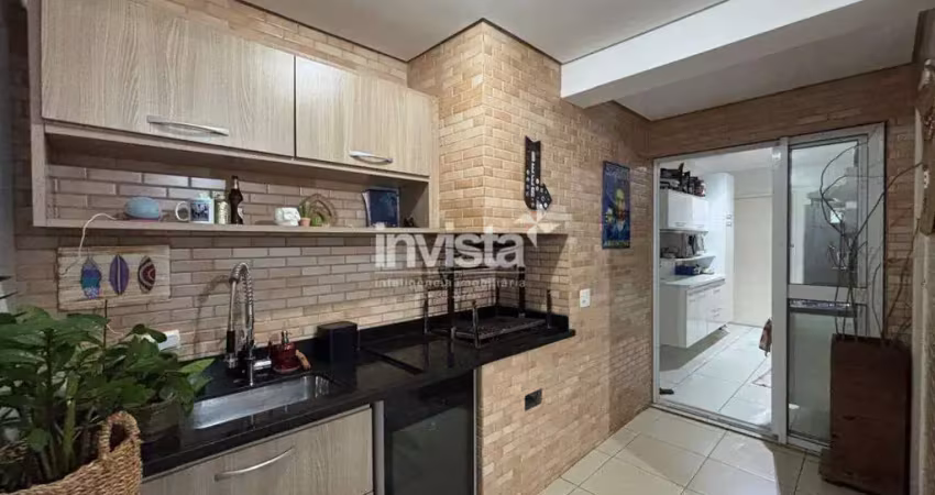 Apartamento com 2 quartos à venda no Gonzaga, Santos 