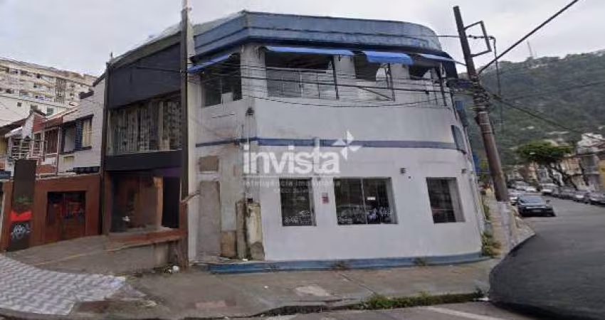 Ponto Comercial de ESQUINA para Alugar na Avenida Pinheiro Machado no Marapé em Santos