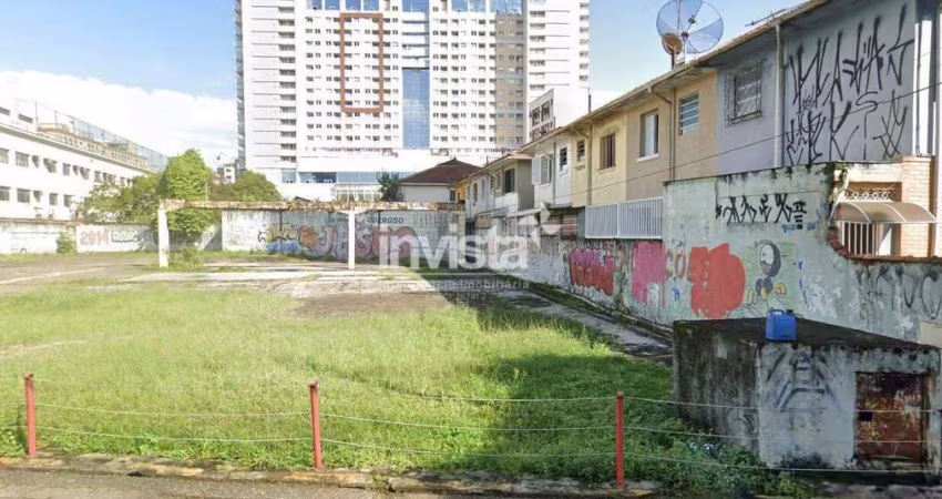 Terreno no canal 3 em Santos