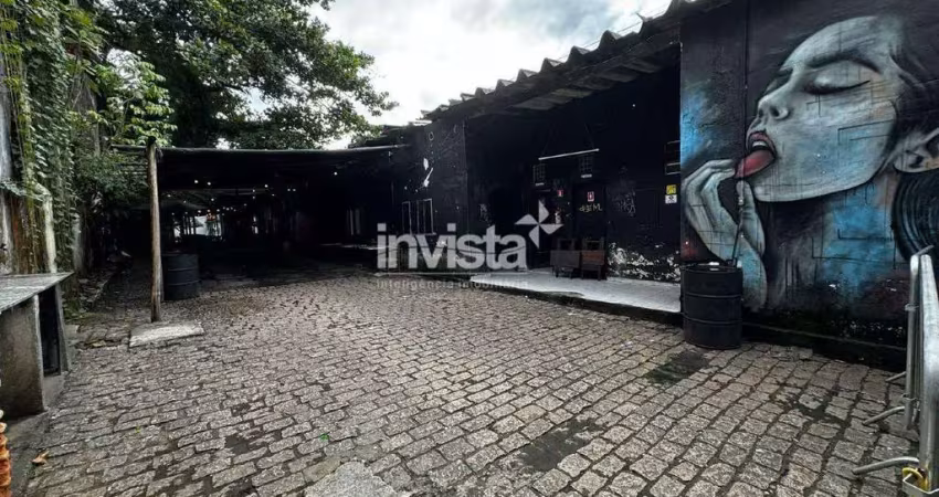 Terreno comercial para alugar no Valongo, Santos 