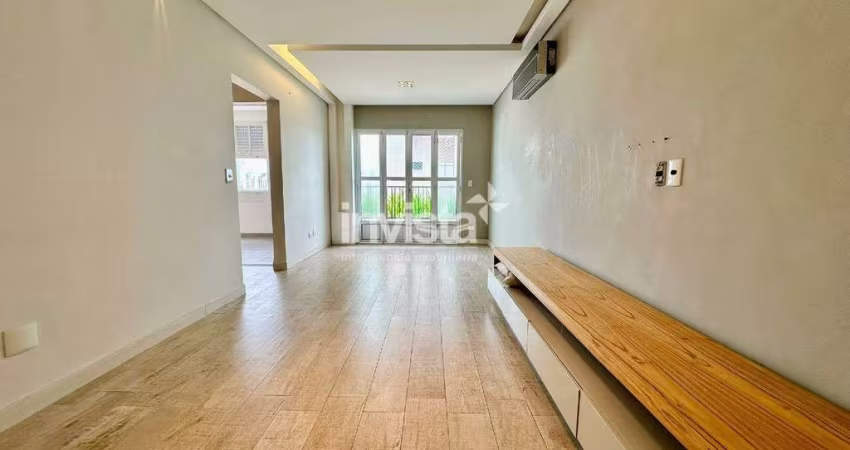 Apartamento no bairro do Embaré em Santos