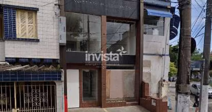 Ponto Comercial de ESQUINA para Alugar na Avenida Pinheiro Machado no Marapé em Santos