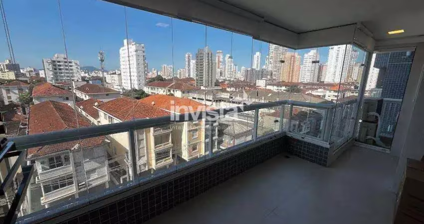 Apartamento com 1 quarto para alugar no Boqueirão, Santos 