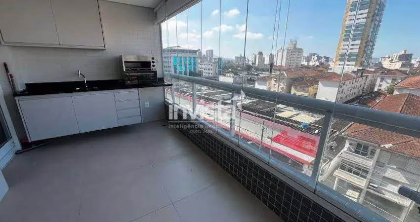 Apartamento com 1 quarto para alugar no Boqueirão, Santos 