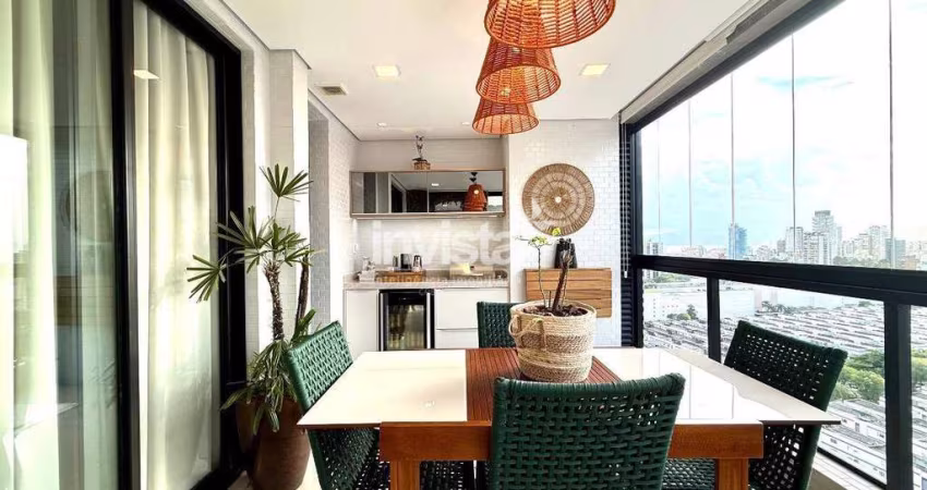 Apartamento à venda na Aparecida — Condomínio Clube Moderno e Sofisticado - PORTEIRA FECHADA.