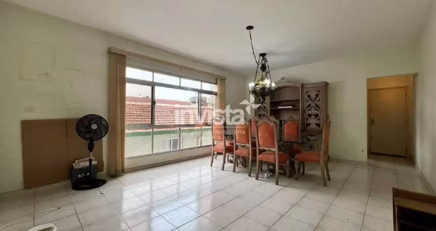 Apartamento com 2 quartos à venda no Embaré, Santos 