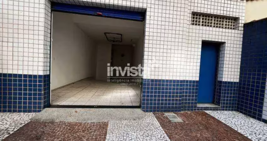 Ponto comercial para alugar no Macuco, Santos 