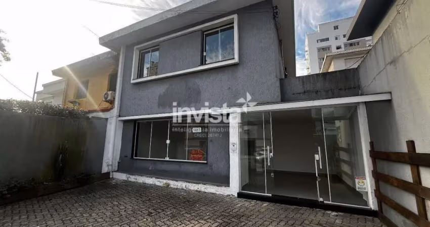 Casa com 3 quartos para alugar na Aparecida, Santos 