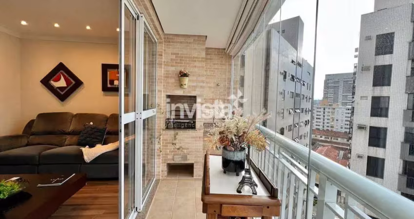 Apartamento com 3 quartos à venda no Gonzaga, Santos 