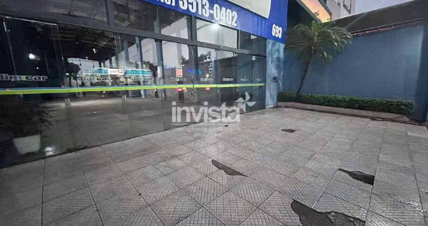 Ponto comercial para alugar no Boqueirão, Santos 