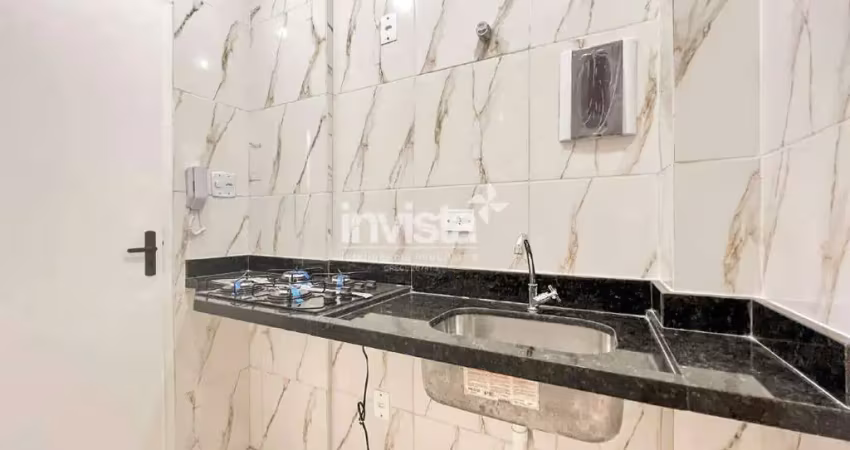 Apartamento com 1 quarto para alugar na Aparecida, Santos 