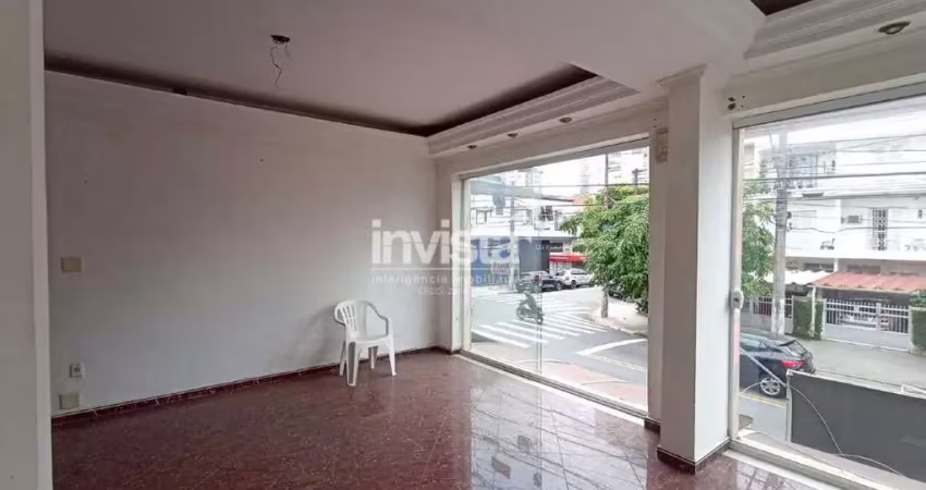 Ponto comercial para alugar no bairro do embaré em santos