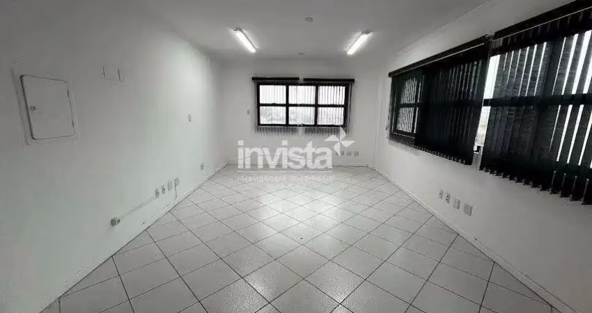 Sala comercial para alugar na Aparecida, Santos 