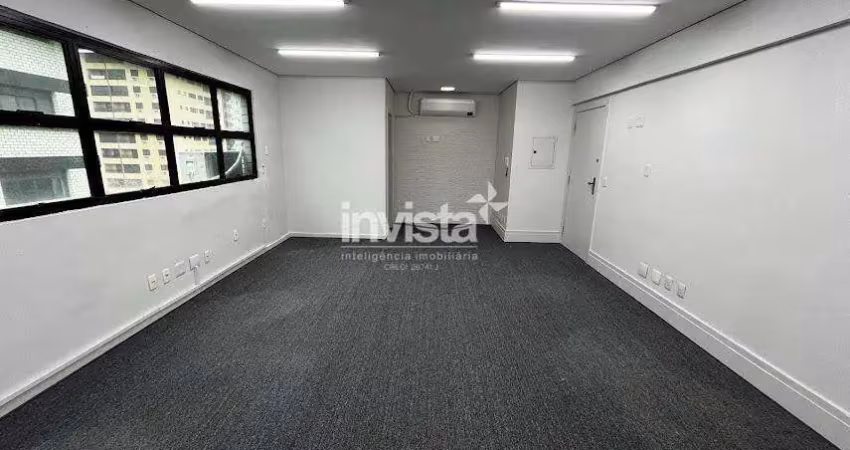 Sala comercial para alugar na Aparecida, Santos 