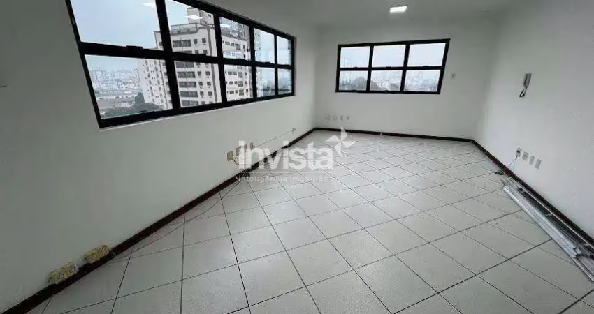 Sala comercial para alugar na Aparecida, Santos 