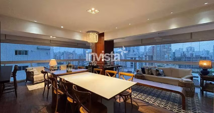 Apartamento com 3 quartos à venda no Embaré, Santos 