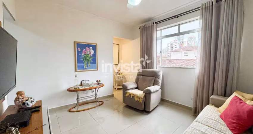 Apartamento com 1 quarto à venda no Embaré, Santos 
