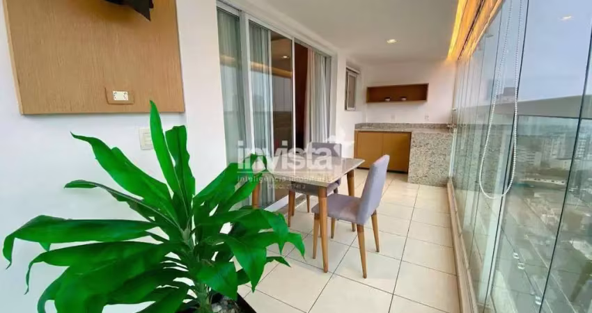 Apartamento com 1 quarto para alugar no Ponta da Praia, Santos 