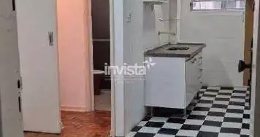 Apartamento com 1 quarto para alugar no Ponta da Praia, Santos 