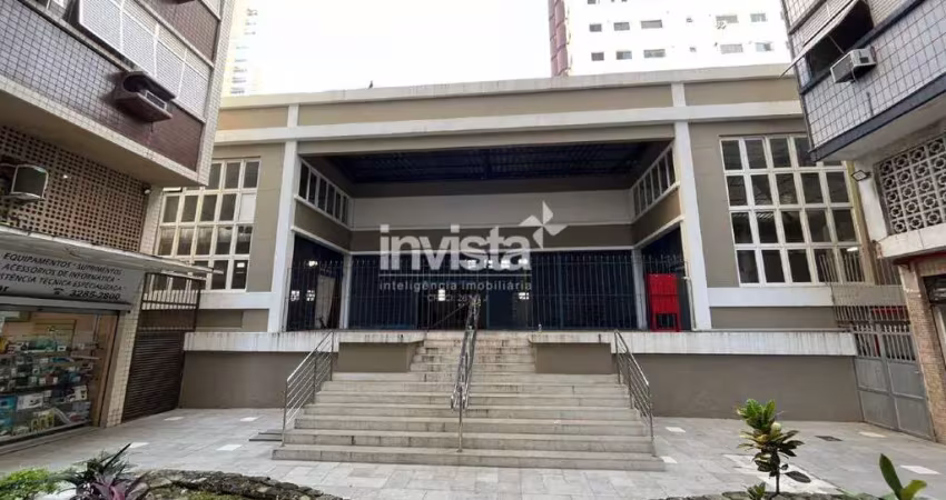 Ponto comercial para alugar no Gonzaga, Santos 
