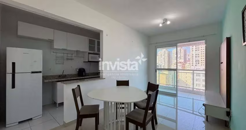 Apartamento com 1 quarto para alugar no José Menino, Santos 