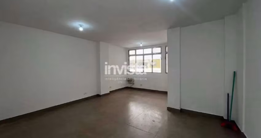 Sala comercial para alugar no Gonzaga, Santos 
