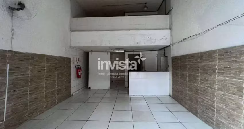 Ponto comercial para alugar no Centro, Santos 