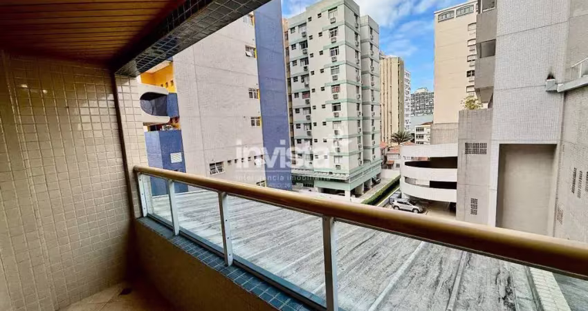 Apartamento com 2 quartos à venda no Gonzaga, Santos 