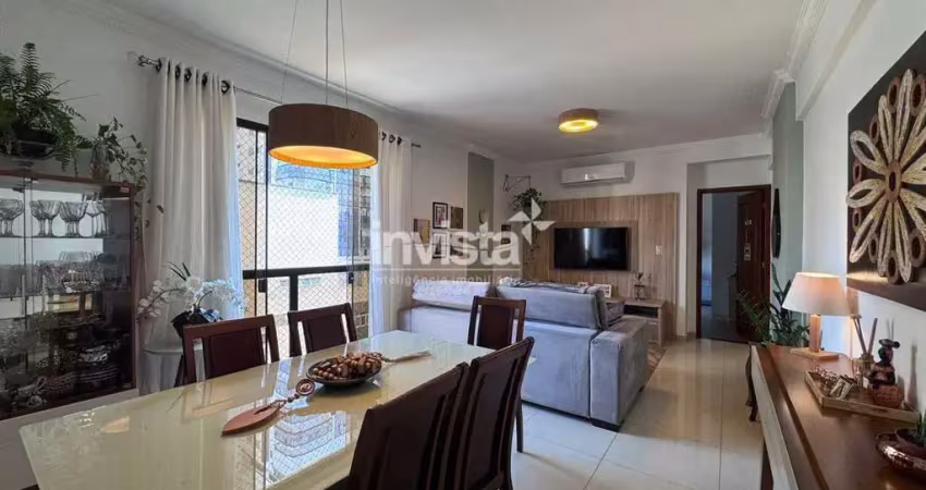 Apartamento com 3 quartos à venda no Embaré, Santos 