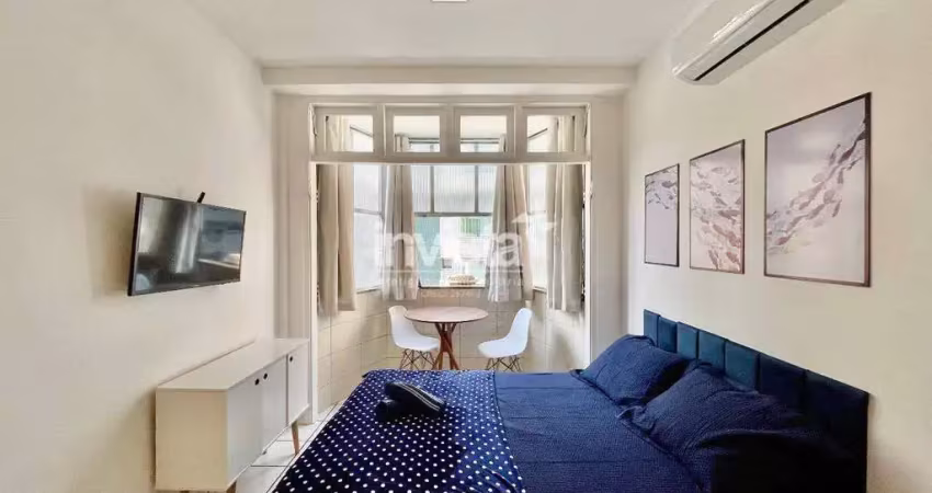 Apartamento com 1 quarto à venda no Embaré, Santos 