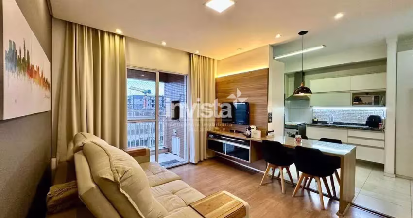 Apartamento com 2 quartos à venda no Macuco, Santos 