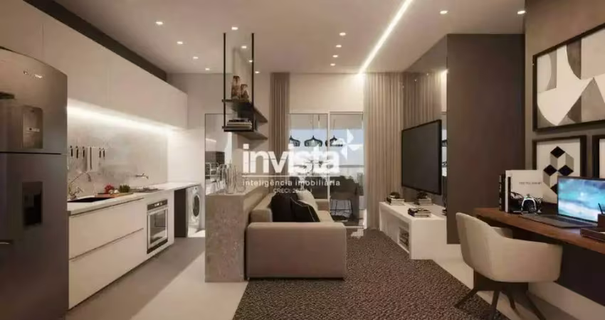 Apartamento com 2 quartos à venda no Encruzilhada, Santos 