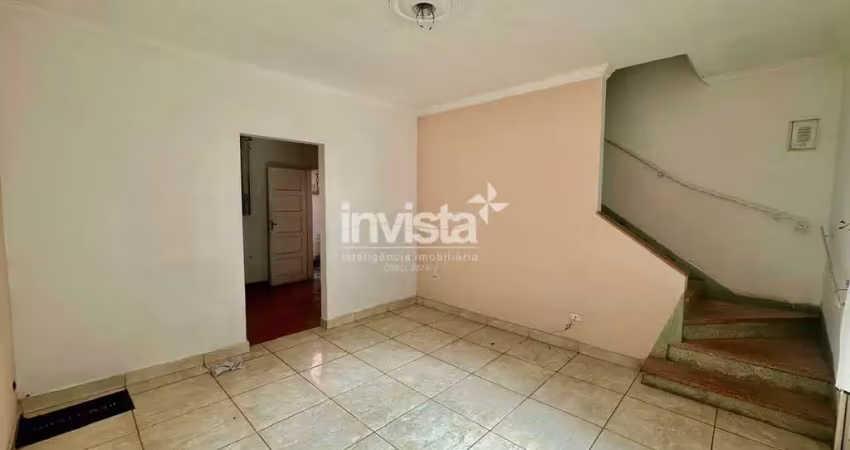 Casa com 2 quartos à venda na Vila Mathias, Santos 
