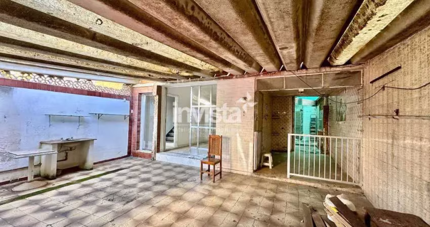 Casa com 4 quartos à venda no Embaré, Santos 