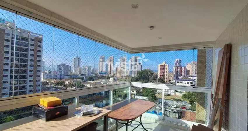 Apartamento com 3 quartos para alugar no Ponta da Praia, Santos 