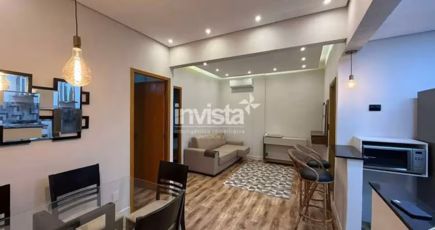 Apartamento com 2 quartos para alugar no José Menino, Santos 